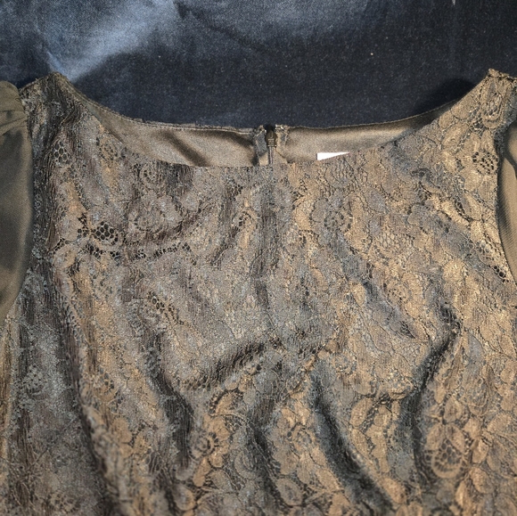 Eliza J. Cocktail Dress.  Black Lace. Women's Size 14 - Picture 4 of 8